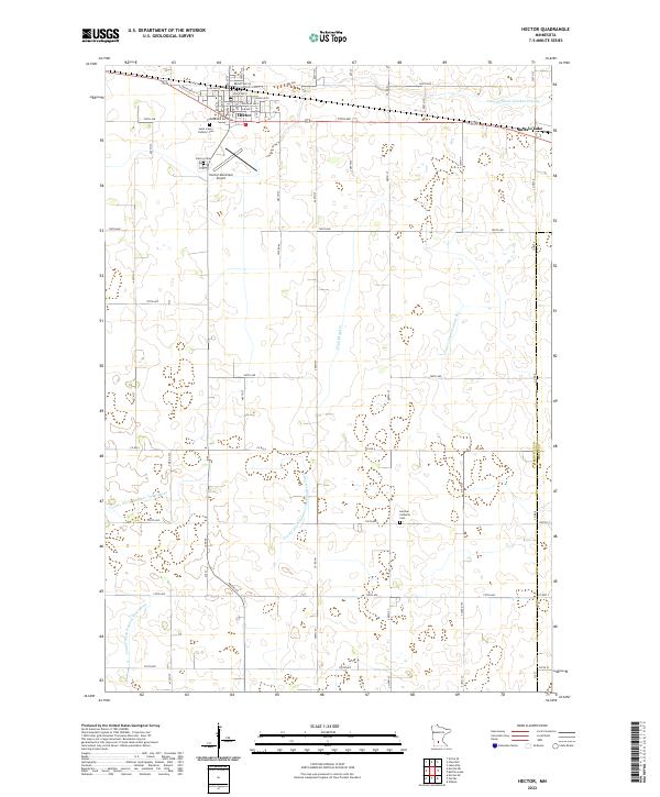 Hector topographic map thumbnail