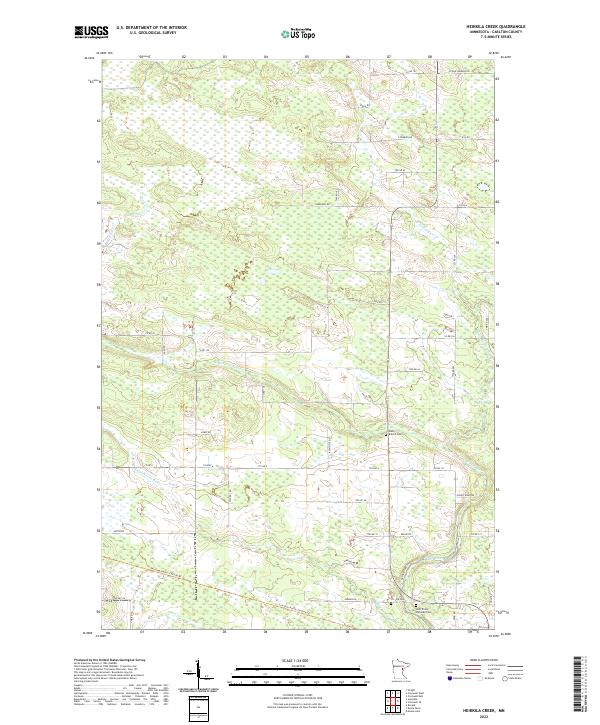 Heikkila Creek topographic map thumbnail