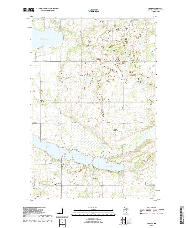 Heinola topographic map thumbnail
