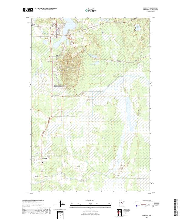 Hill City topographic map thumbnail