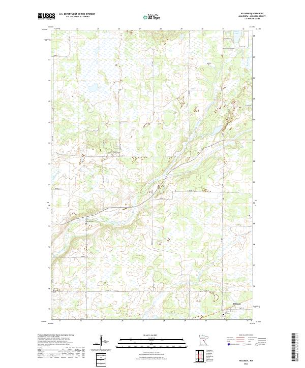 Hillman topographic map thumbnail