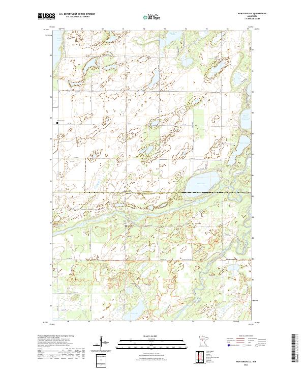 Huntersville topographic map thumbnail