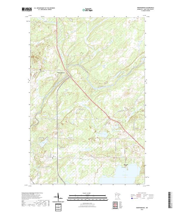 Independence topographic map thumbnail