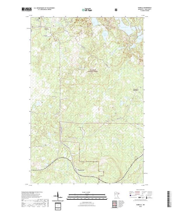 Isabella topographic map thumbnail