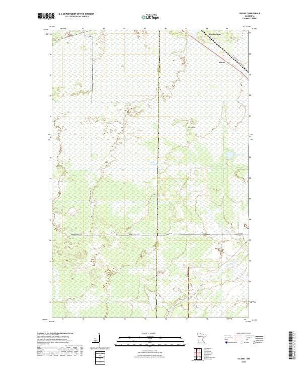 Island topographic map thumbnail