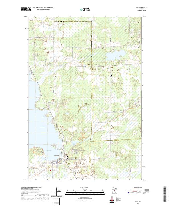 Isle topographic map thumbnail