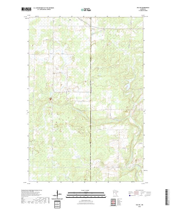 Isle SW topographic map thumbnail