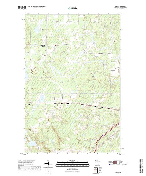 Iverson topographic map thumbnail