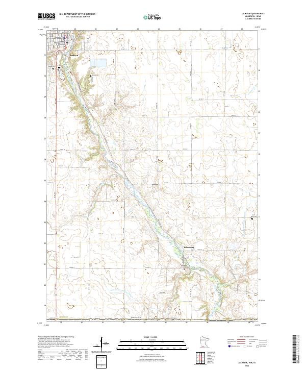 Jackson topographic map thumbnail