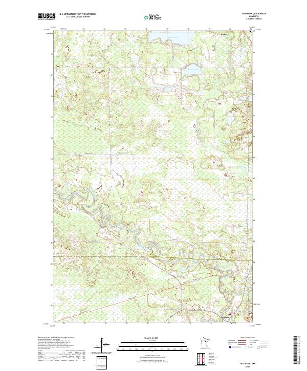 Jacobson topographic map thumbnail