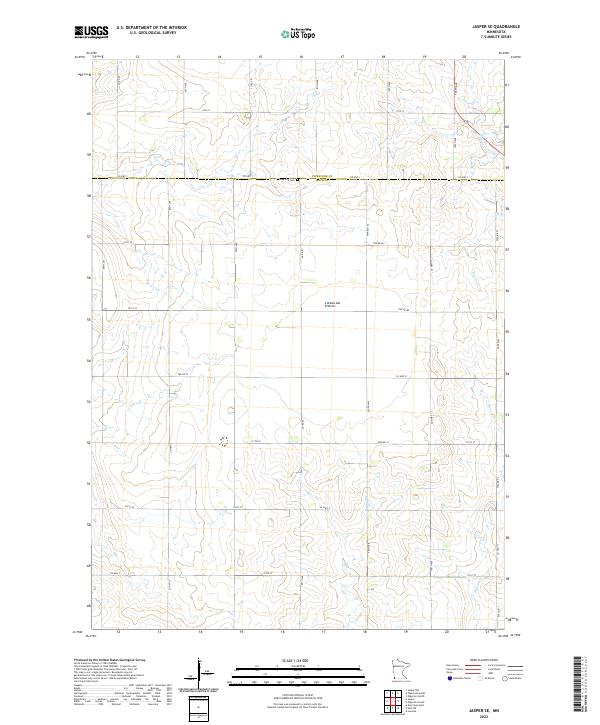 Jasper SE topographic map thumbnail
