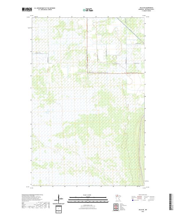 Jelle NE topographic map thumbnail
