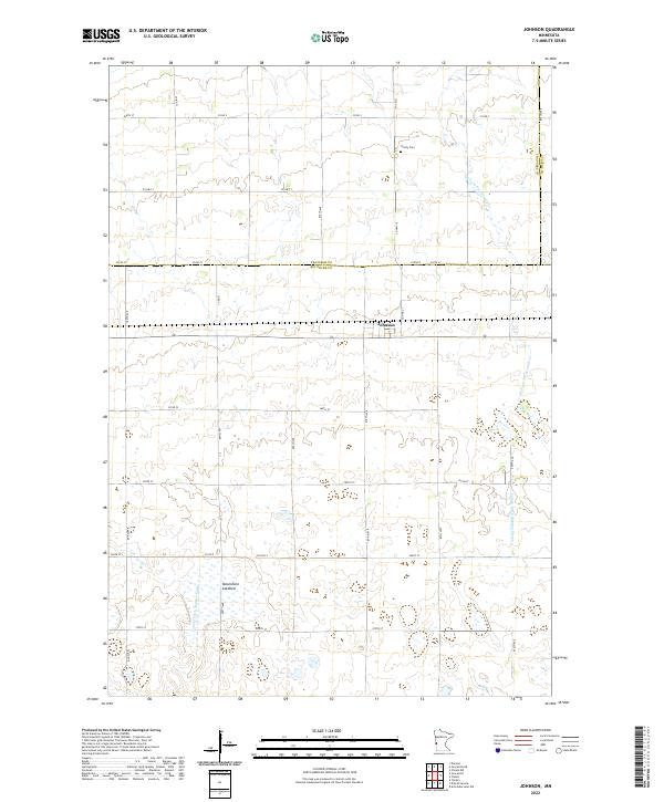 Johnson topographic map thumbnail