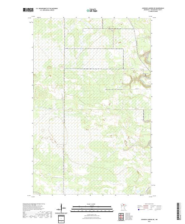 Johnson Landing NE topographic map thumbnail