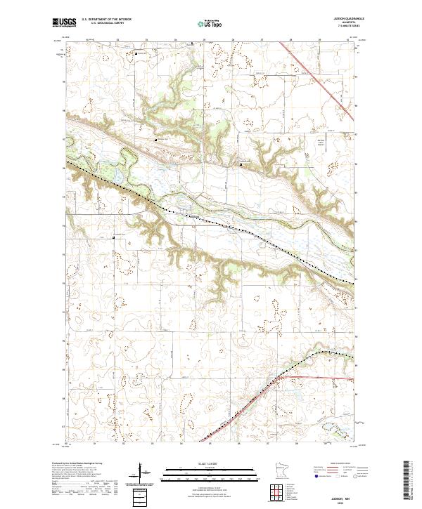 Judson topographic map thumbnail
