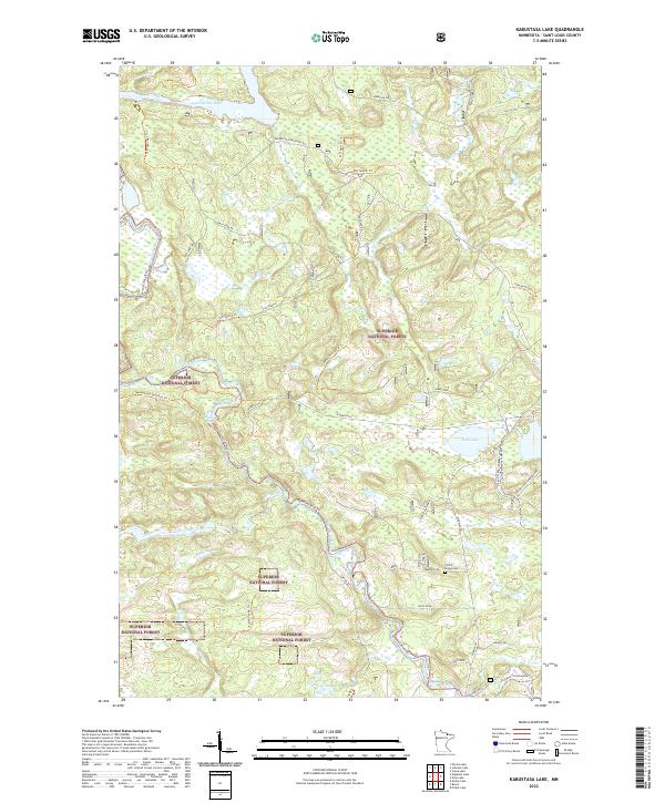 Kabustasa Lake topographic map thumbnail
