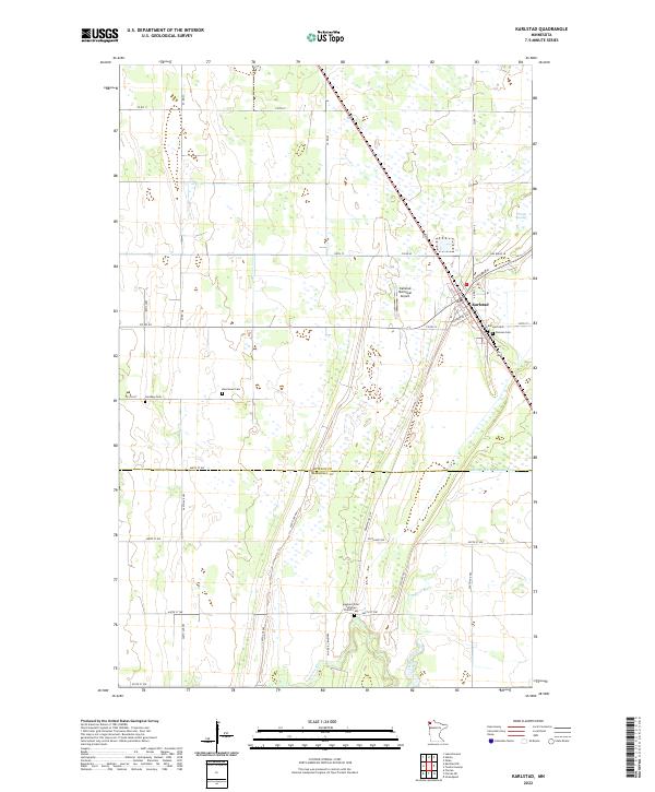 Karlstad topographic map thumbnail