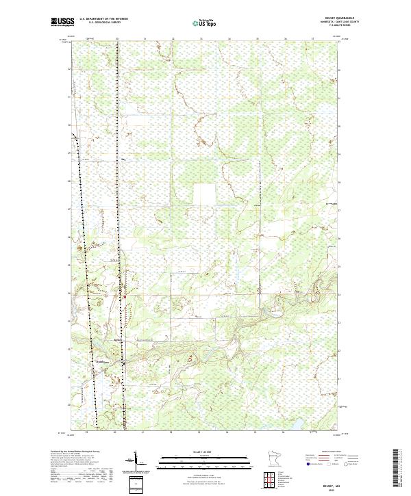 Kelsey topographic map thumbnail