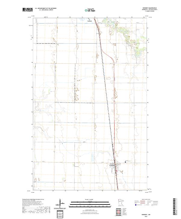 Kennedy topographic map thumbnail