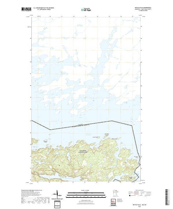 Kettle Falls topographic map thumbnail