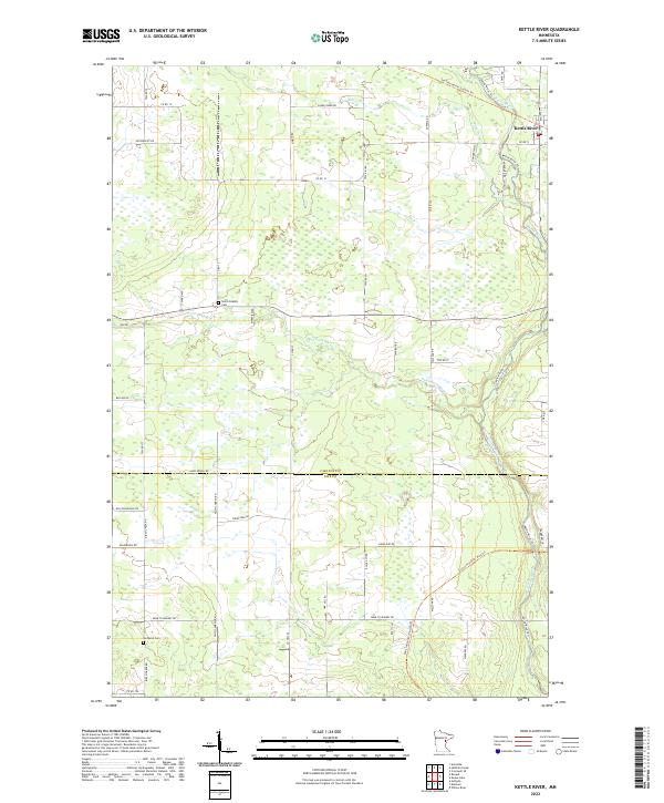 Kettle River topographic map thumbnail
