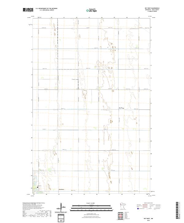 Key West topographic map thumbnail