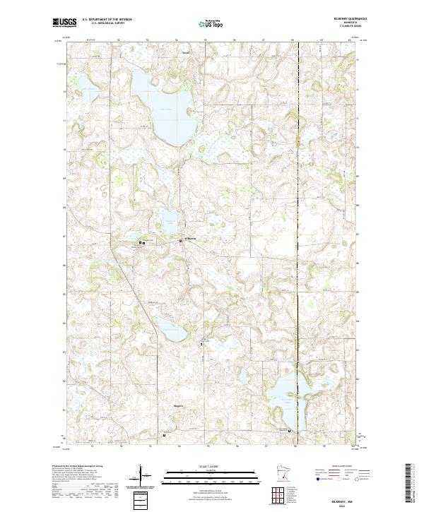 Kilkenny topographic map thumbnail