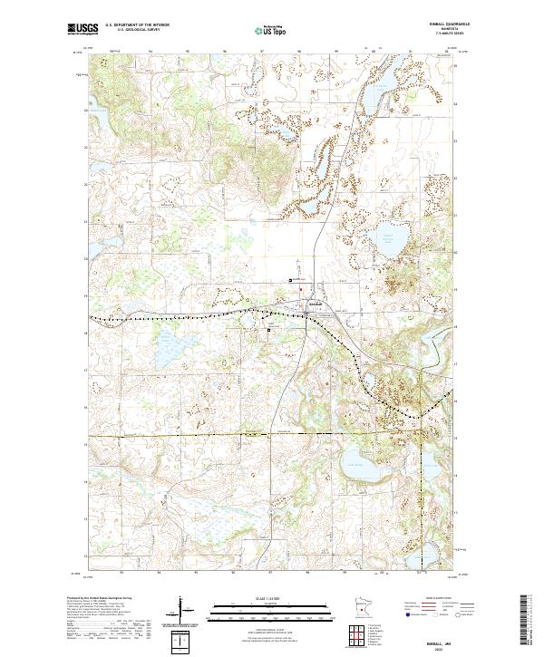 Kimball topographic map thumbnail