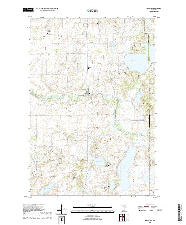 Kingston topographic map thumbnail