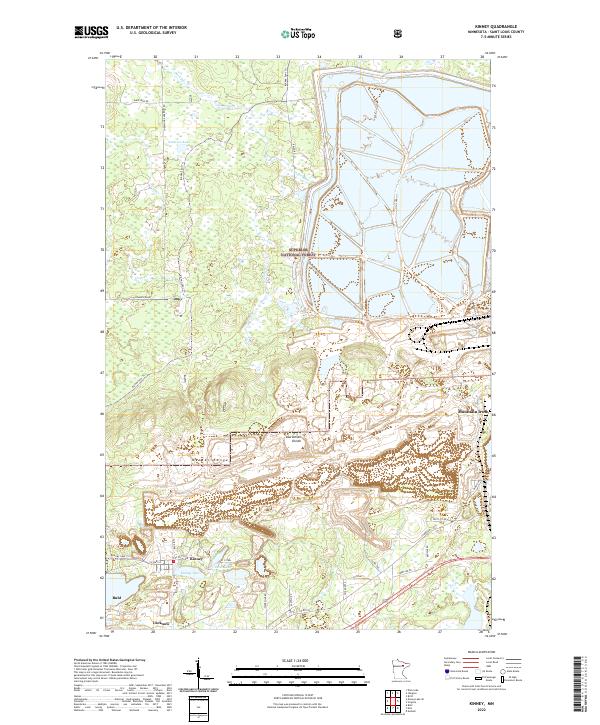 Kinney topographic map thumbnail