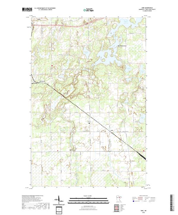 Kirk topographic map thumbnail