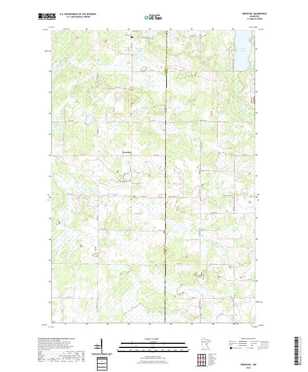 Kroschel topographic map thumbnail