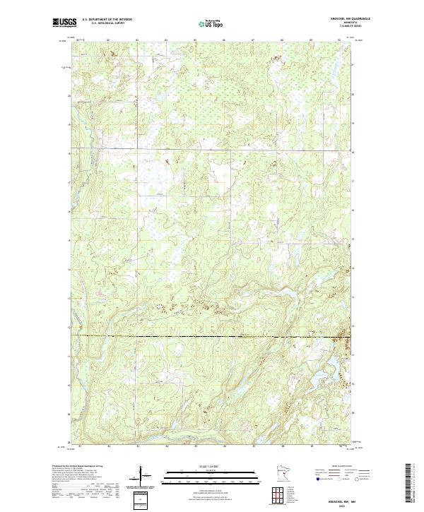 Kroschel NW topographic map thumbnail