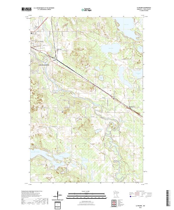 La Prairie topographic map thumbnail