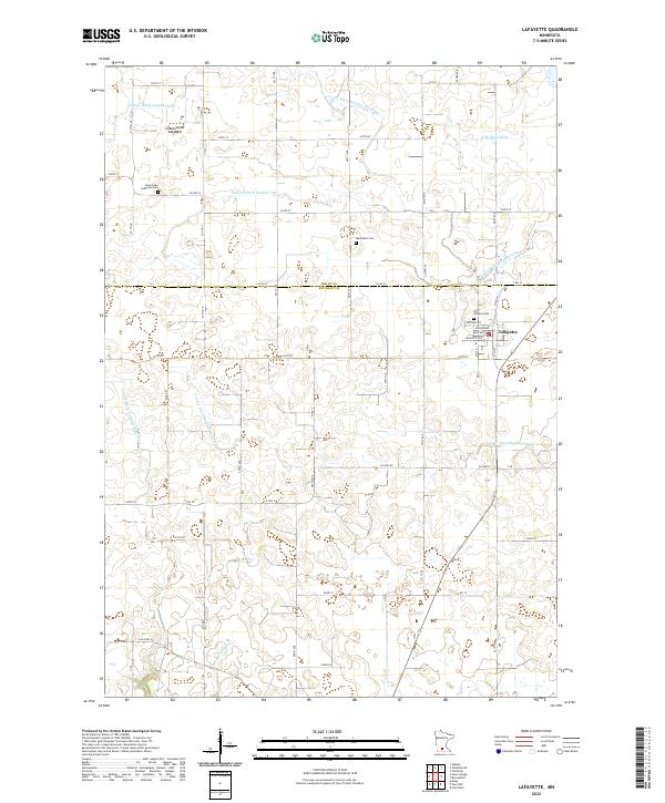 Lafayette topographic map thumbnail