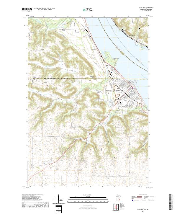 Lake City topographic map thumbnail