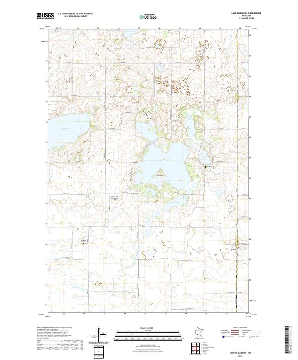 Lake Elizabeth topographic map thumbnail