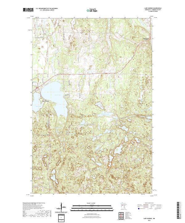 Lake George topographic map thumbnail