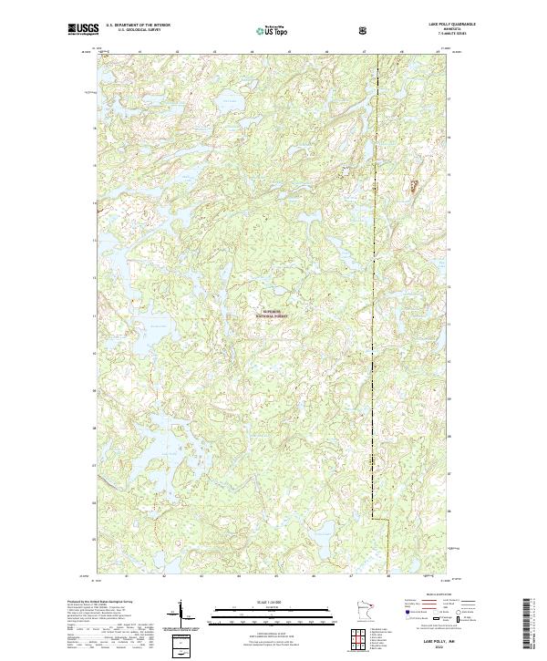 Lake Polly topographic map thumbnail