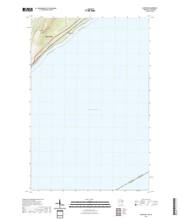Lakewood topographic map thumbnail