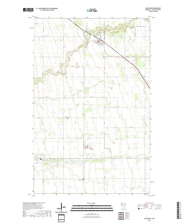 Lancaster topographic map thumbnail