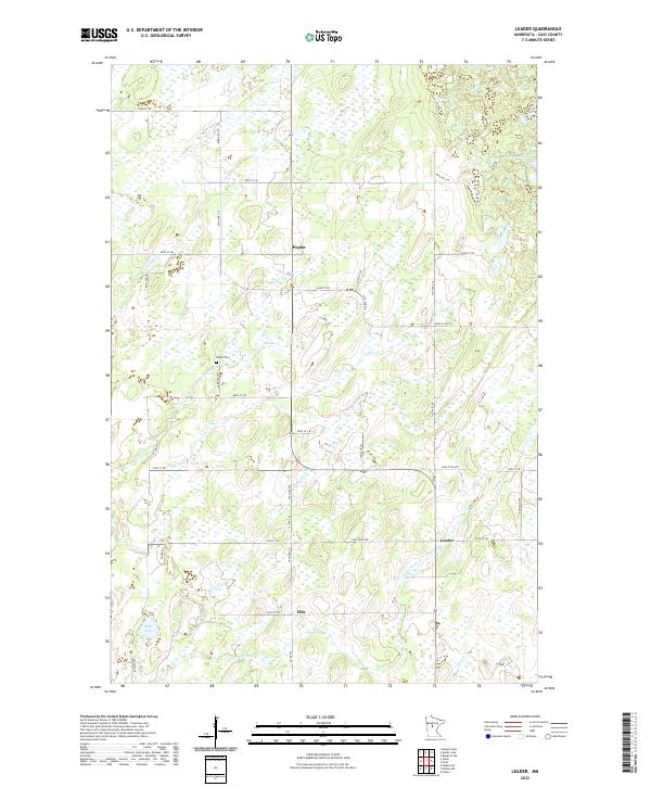 Leader topographic map thumbnail