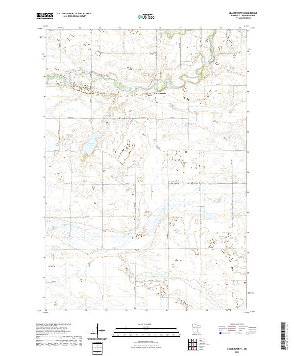 Leavenworth topographic map thumbnail