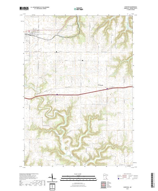 Lewiston topographic map thumbnail