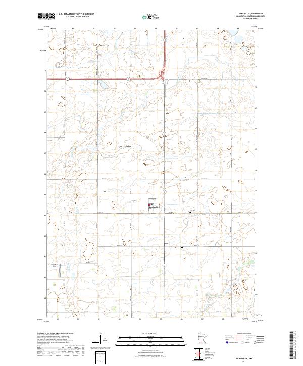 Lewisville topographic map thumbnail
