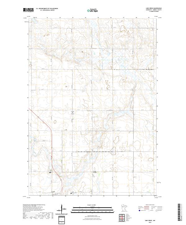 Lime Creek topographic map thumbnail