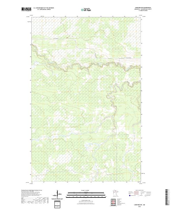 Lindford NW topographic map thumbnail