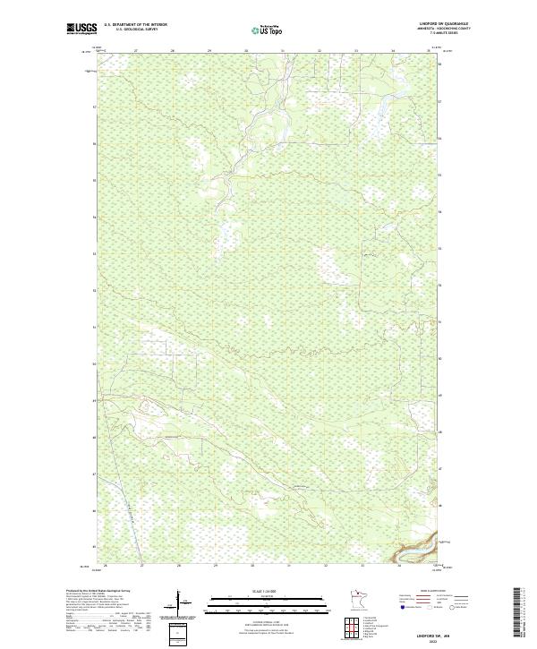 Lindford SW topographic map thumbnail
