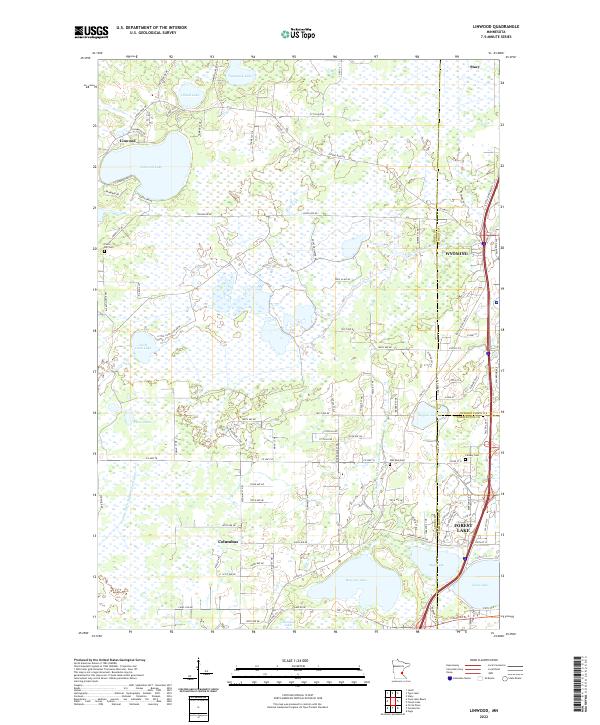 Linwood topographic map thumbnail