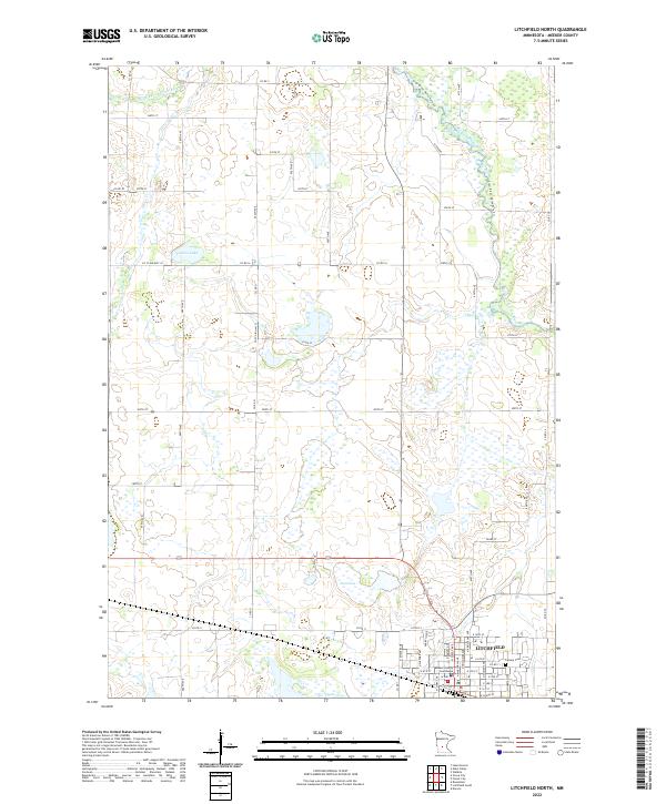 Litchfield North topographic map thumbnail